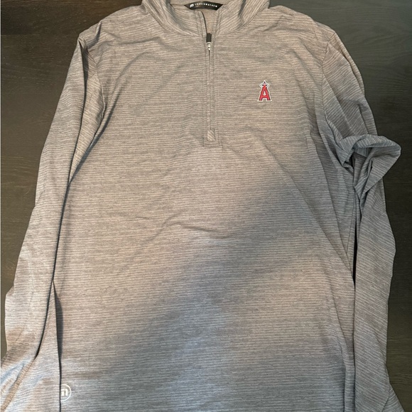 Travis Mathew Other - Travis Mathew Quarterzip Shirt Jacket Men's Large Gray Los Angeles Angels